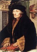 HOLBEIN, Hans the Younger Portrait of Erasmus of Rotterdam sg Spain oil painting artist
